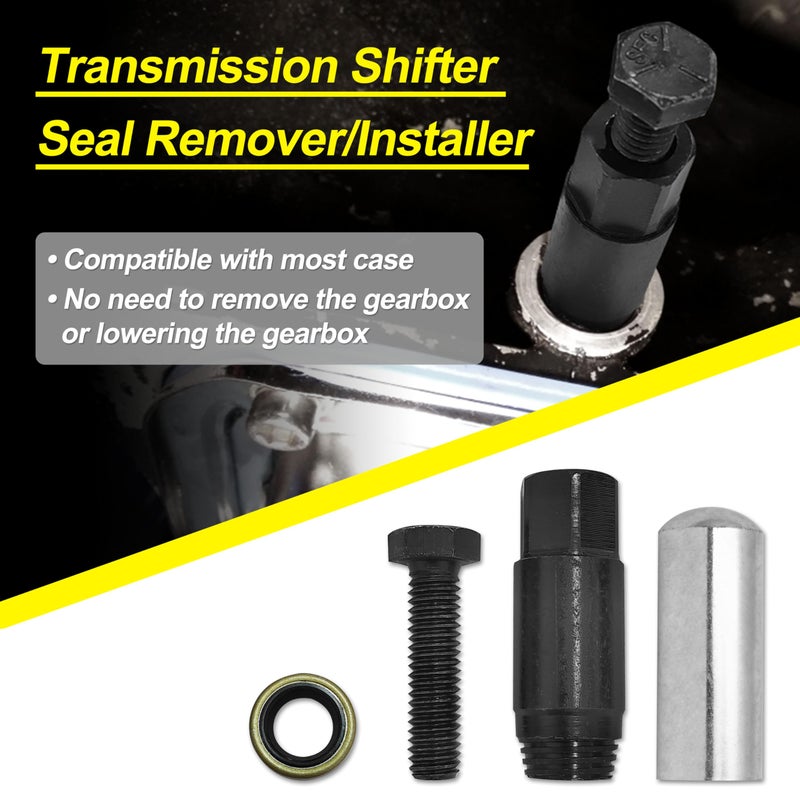salangid Transmission Shifter Seal Remover/Installer,Compatible with GM 200, 200C, 200-4R TURBO 350, 350C TURBO 400, 425, 475 GM 700-R4 GM 4L60 GM Allison - 540ï¼ŒIncludes Seal - Image 2